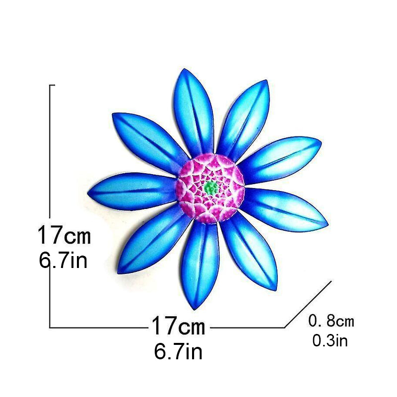 Decorazioni artigianali floreali in metallo
