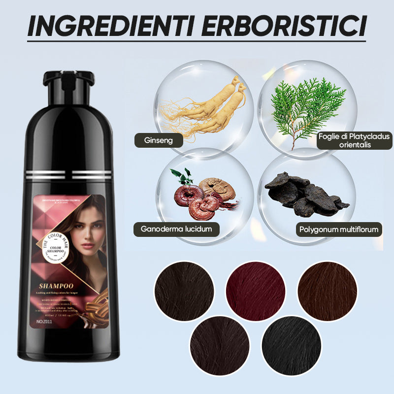 Shampoo per capelli colorati