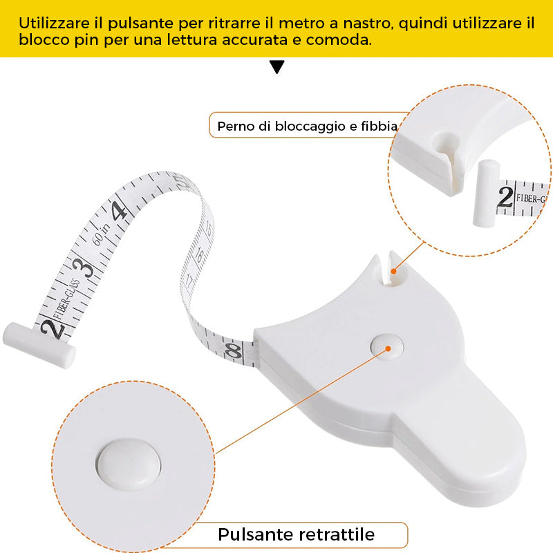 Nastro automisurante per il corpo