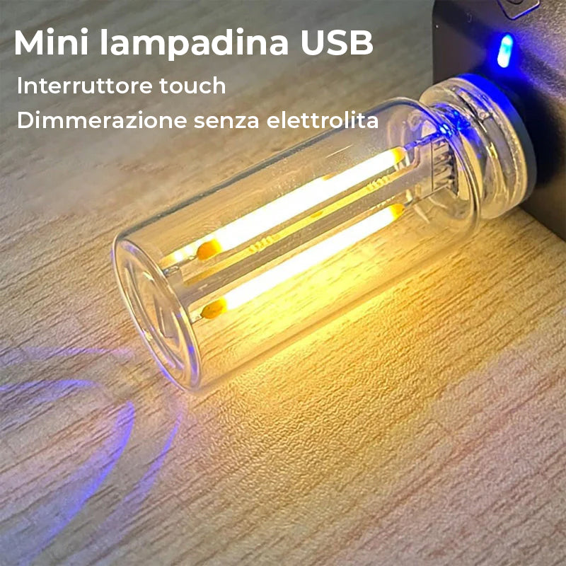 Luce notturna touch USB