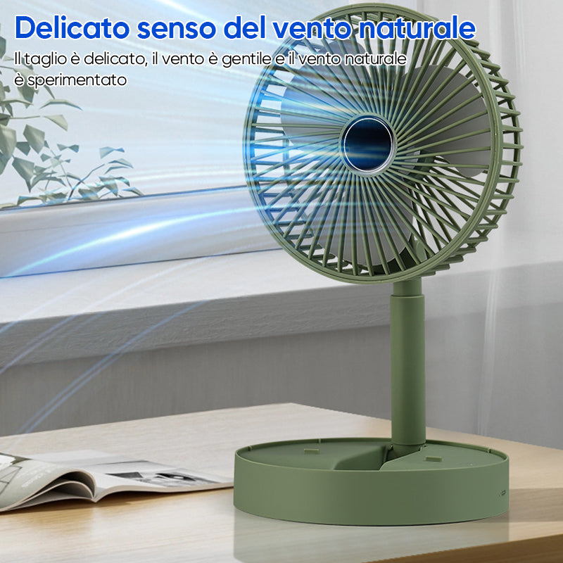 Ventilatore pieghevole telescopico