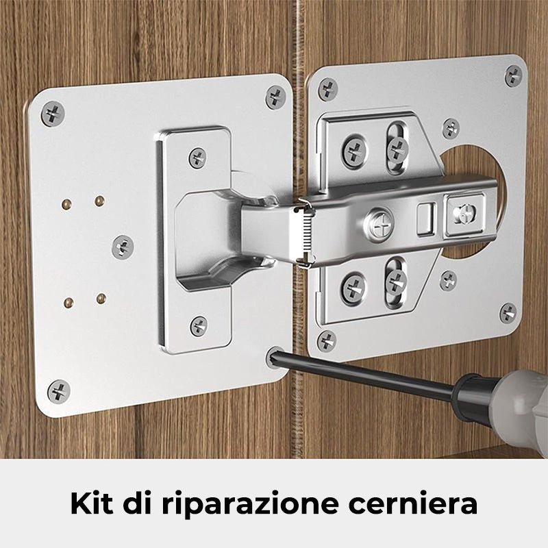 Set cerniere per ante dell'armadio