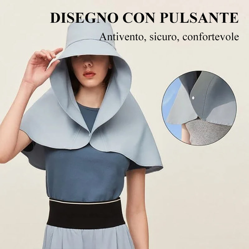 Cappello da pescatore con protezione UV da donna alla moda