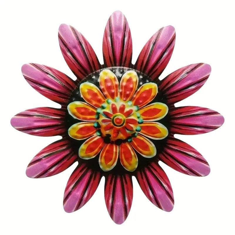 Decorazioni artigianali floreali in metallo
