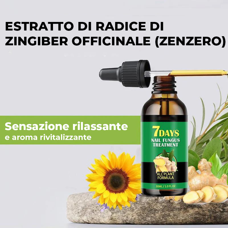Trattamento unghie allo zenzero