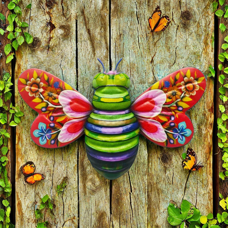 Decorazioni da parete sospese per sculture artistiche in ferro ape per giardino