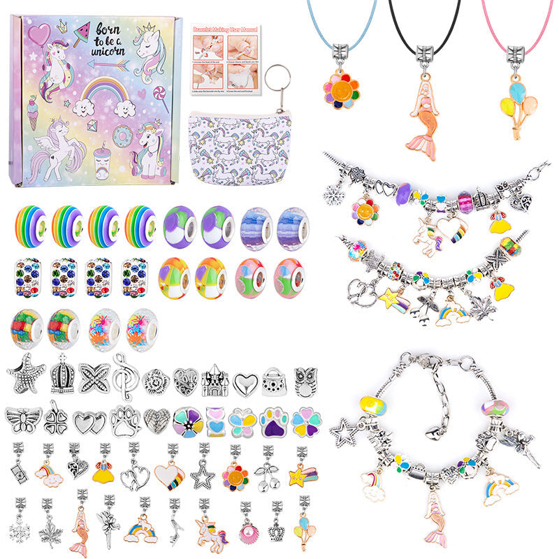 Kit per realizzare braccialetti con ciondoli per ragazze