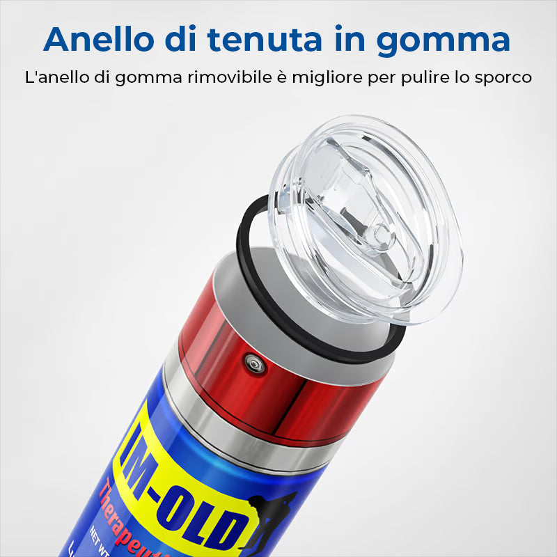 Tazza thermos con motivo sporco