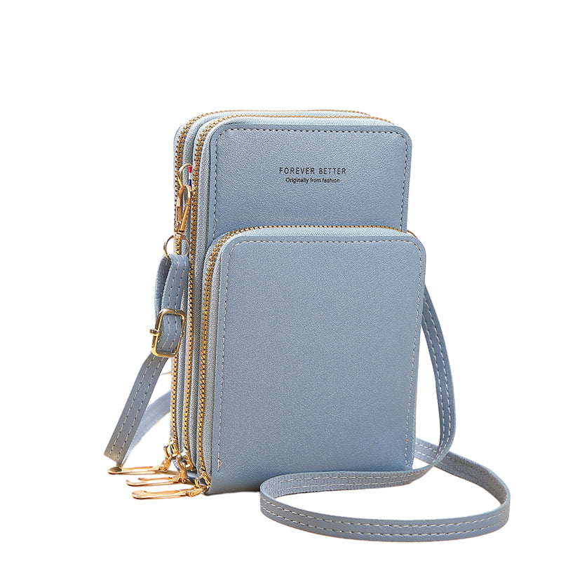 Borsa a tracolla piccola in pelle