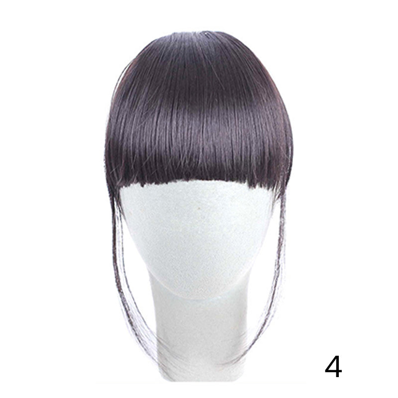 Estensione per capelli senza cuciture con frangia 3D a clip