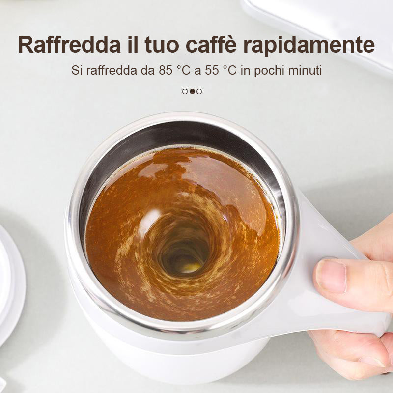 Tazza da caffè con mescolamento automatico