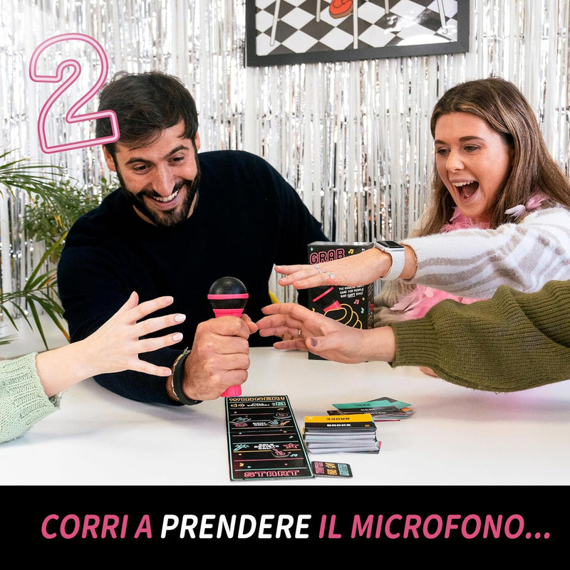 Grab The Mic: il gioco di società per chi non sa cantare!