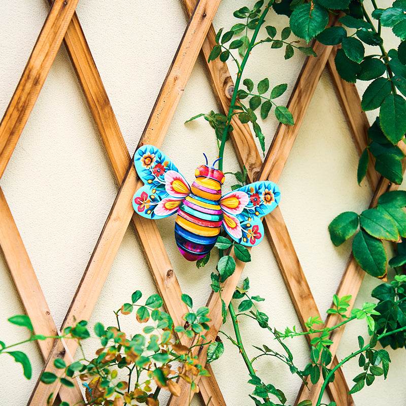 Decorazioni da parete sospese per sculture artistiche in ferro ape per giardino