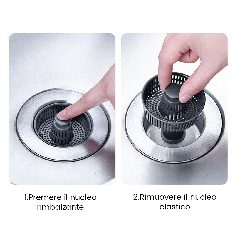 Filtro antiodore per lavello da cucina