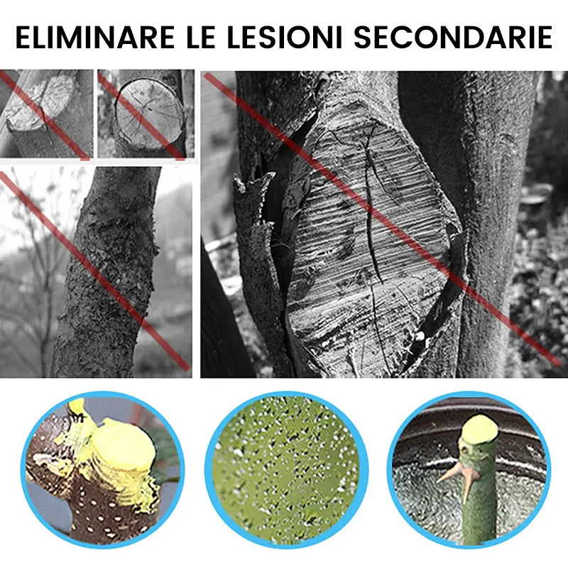 Agente curativo per ferite di grandi alberi