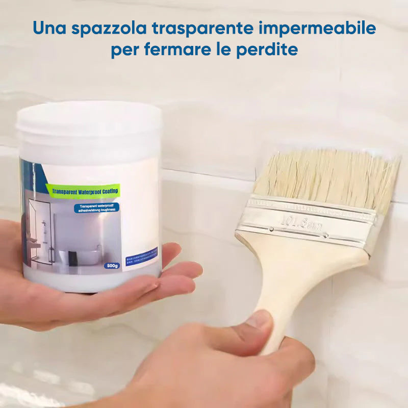 Rivestimento impermeabile trasparente