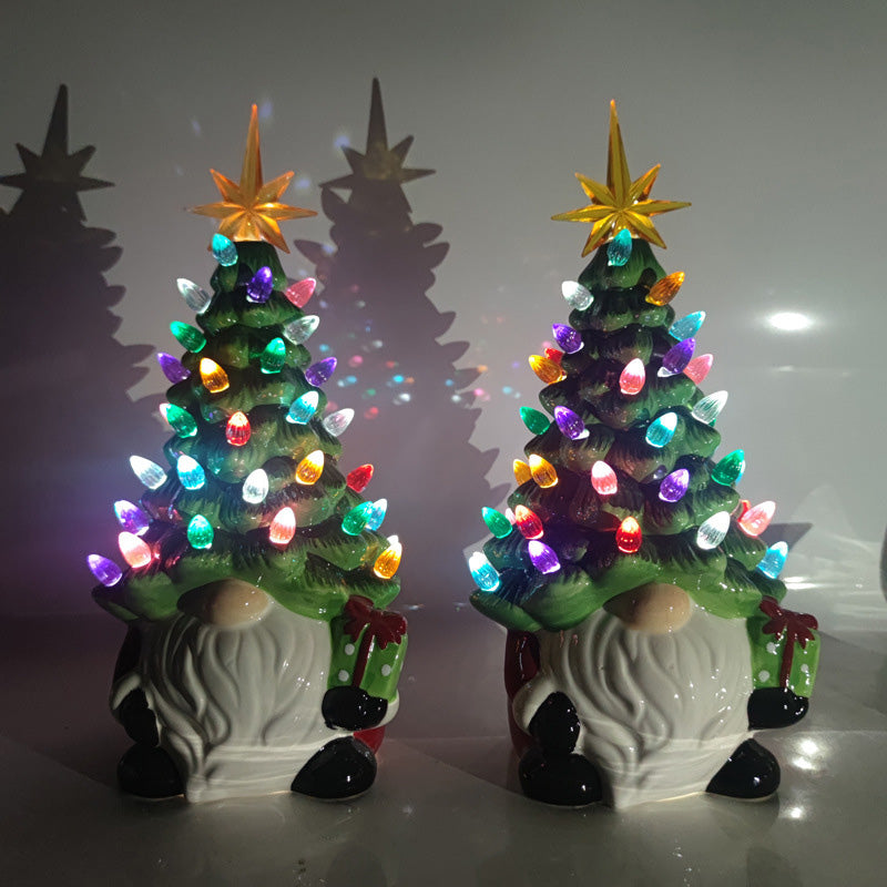 Decorazione per albero di Natale con design di Babbo Natale