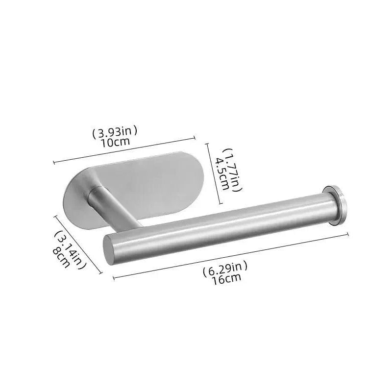 Porta rotolo di carta igienica a parete in acciaio inox