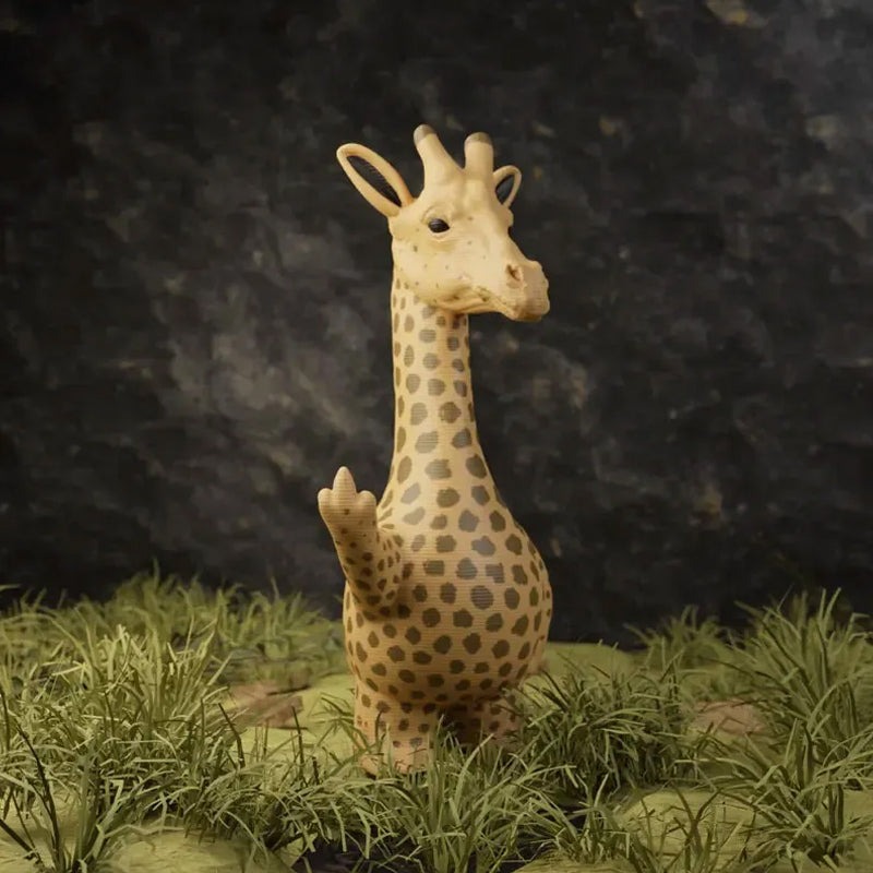 Statua da scrivania di animale divertente