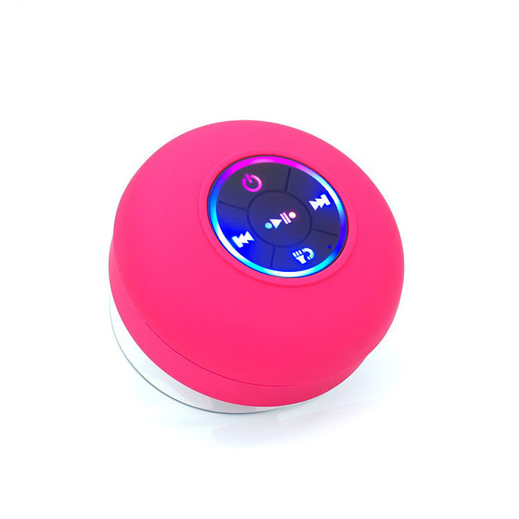 Mini altoparlante da doccia Bluetooth con luce LED