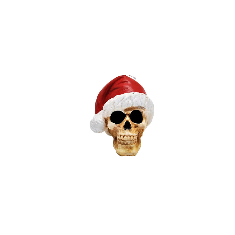 Mini scheletro con cappello di Natale