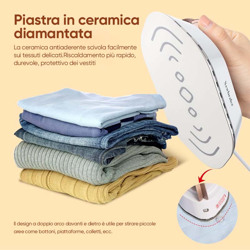Ferro da viaggio con doppia tensione