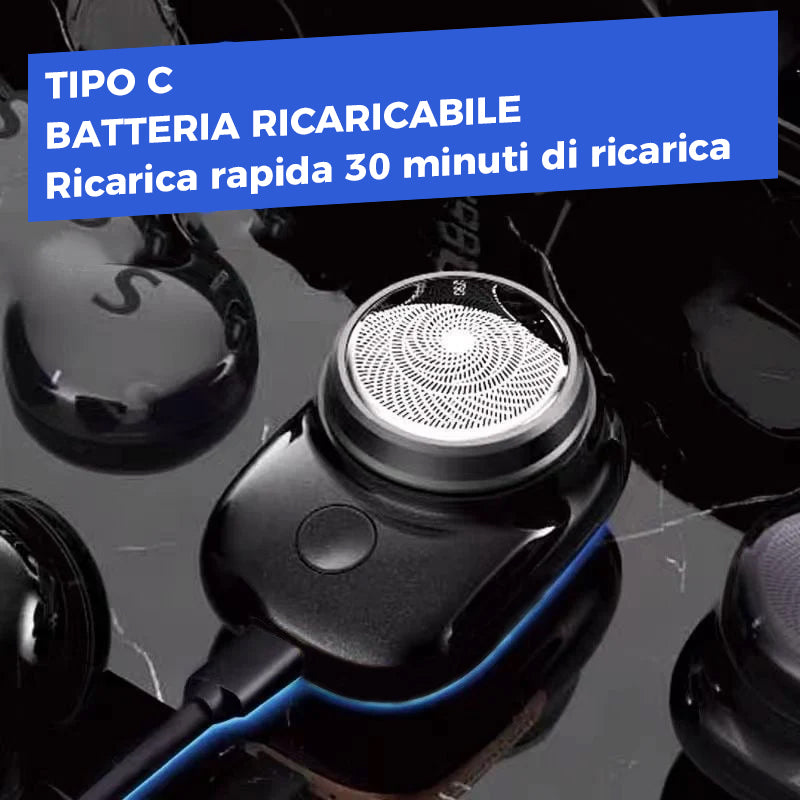 Rasatura elettrica portatile tascabile