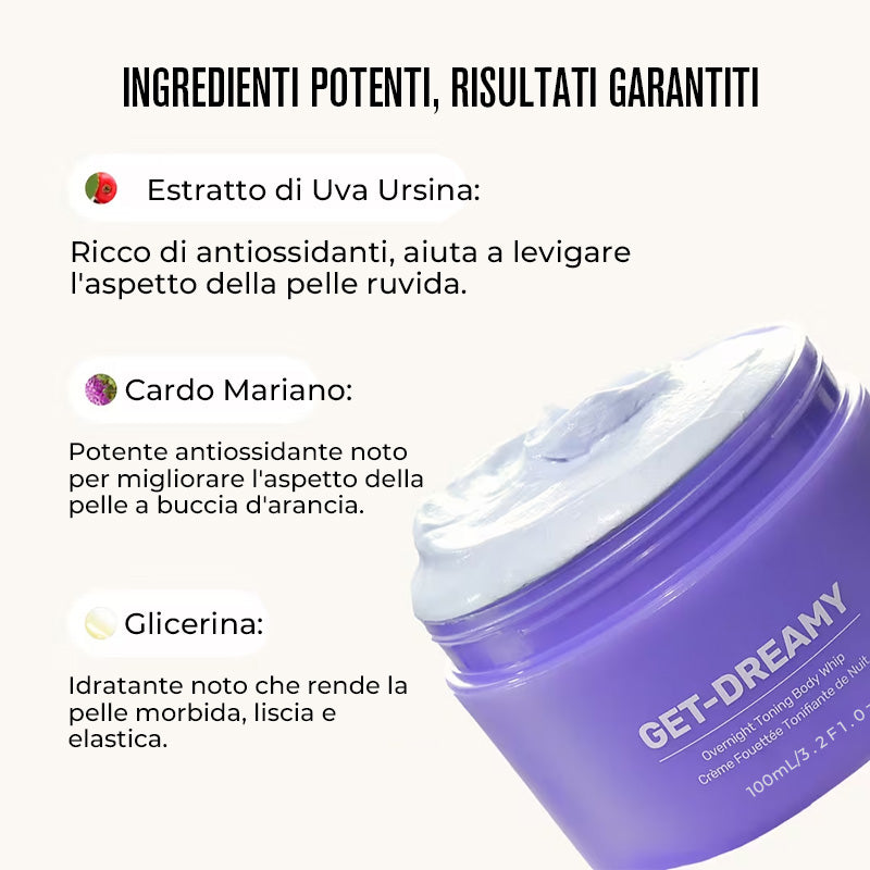 Crepe Corpo Effetto Lifting per la Notte