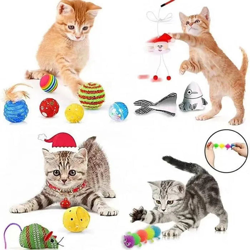 Calendario del gatto con conto alla rovescia per il Natale