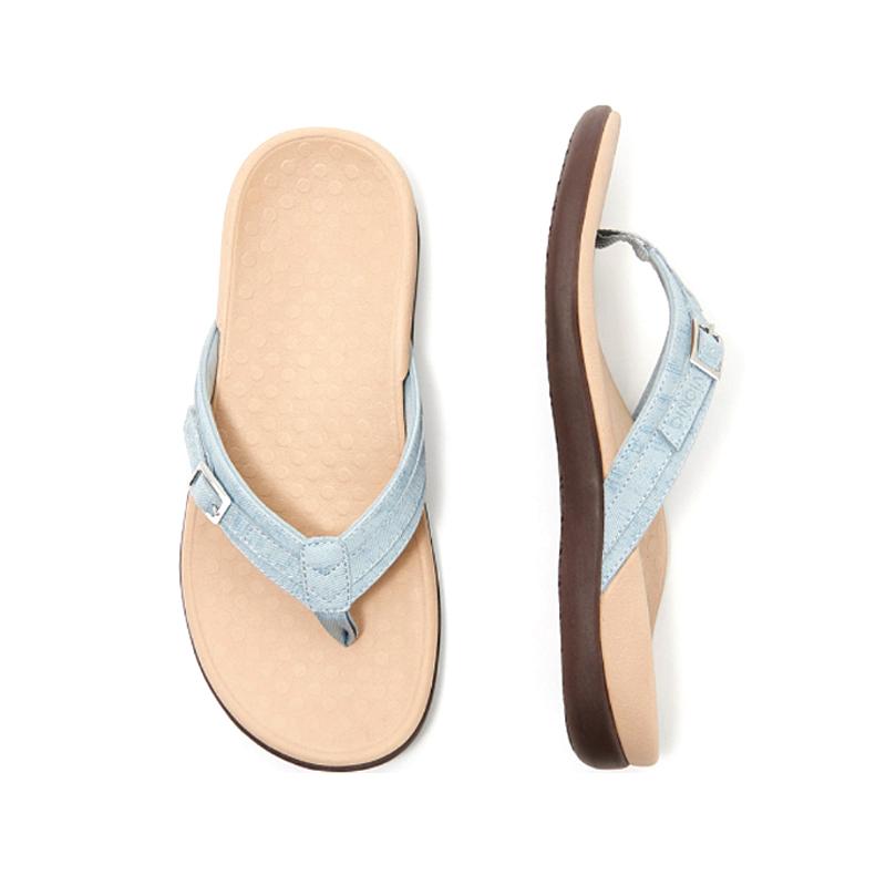 Sandali Piatti Massaggio Antiscivolo con Flip Flop