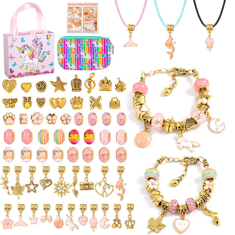 Kit per realizzare braccialetti con ciondoli per ragazze