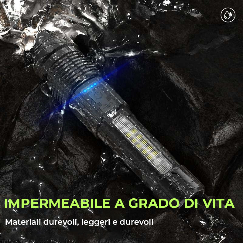 Torcia ultraluminosa al laser bianco a lungo raggio