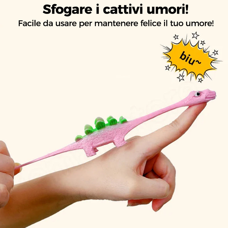 Giocattoli a Dito con Fionda a Forma di Dinosauro