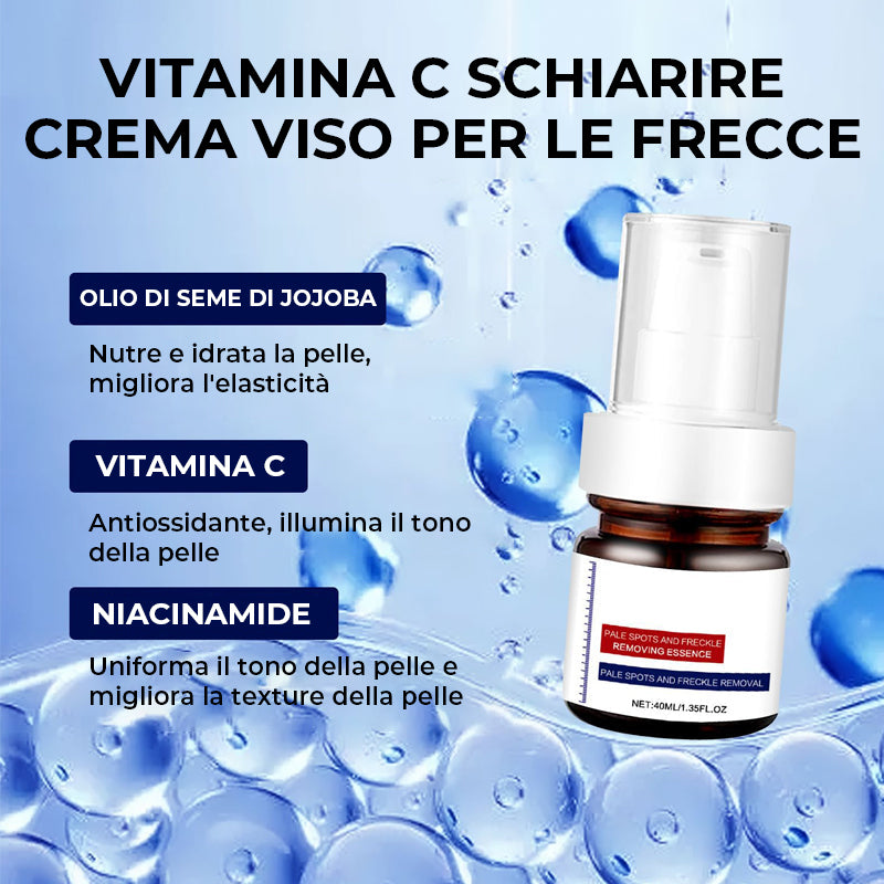 Crema Viso Schiarente alle Vitamina C per le Fregne