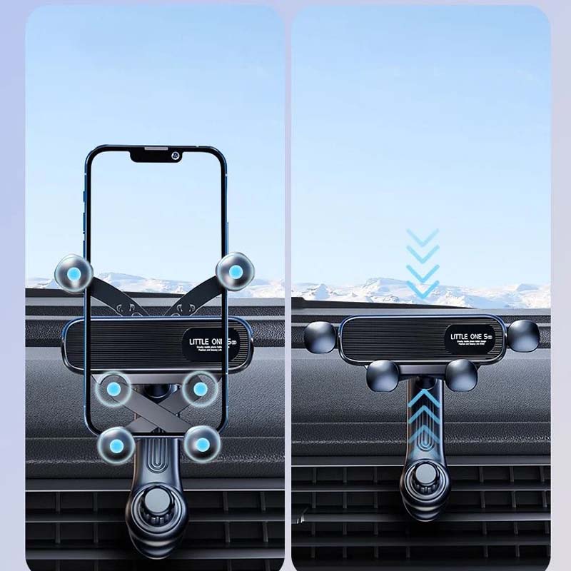 Supporto girevole per telefono da auto