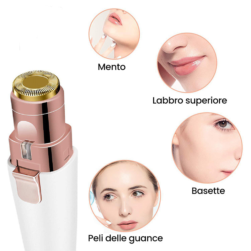 Rasoio Elettrico 2 in 1 per Sopracciglia