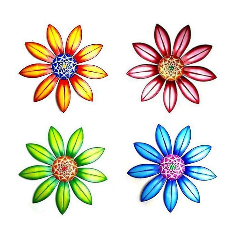 Decorazioni artigianali floreali in metallo
