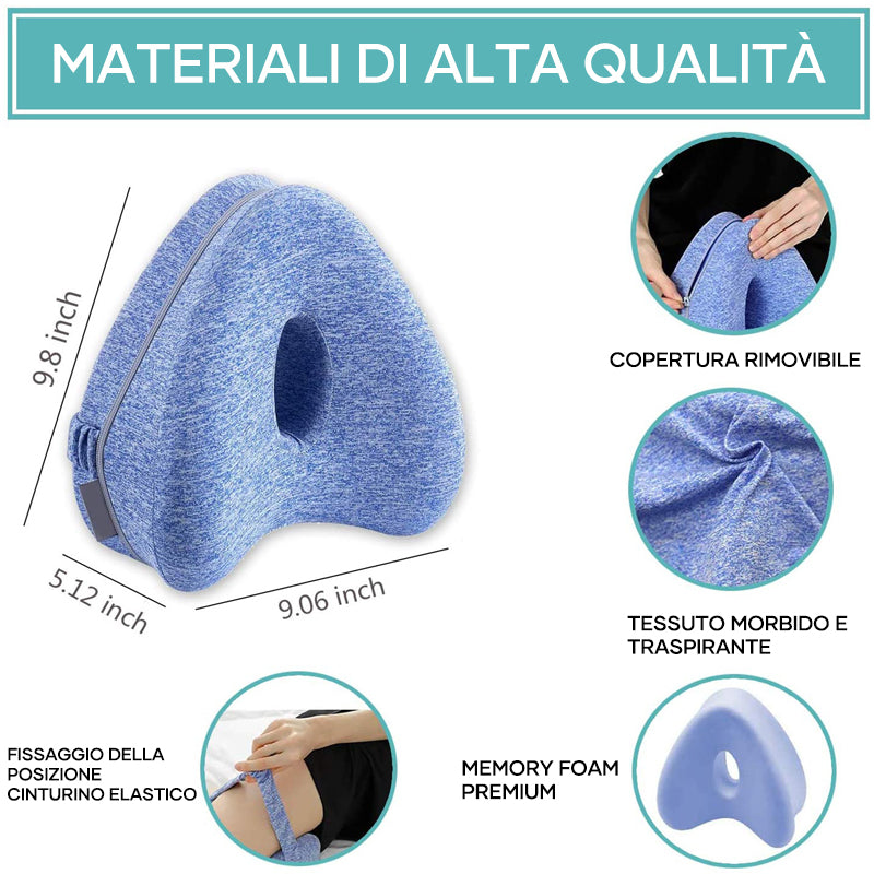 Cuscino per le gambe a forma di cuore