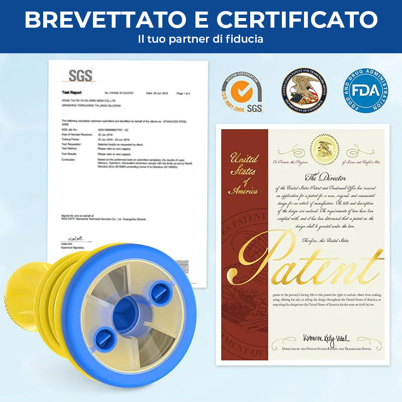 Allenatore di capacità vitale + dispositivo anti-soffocamento