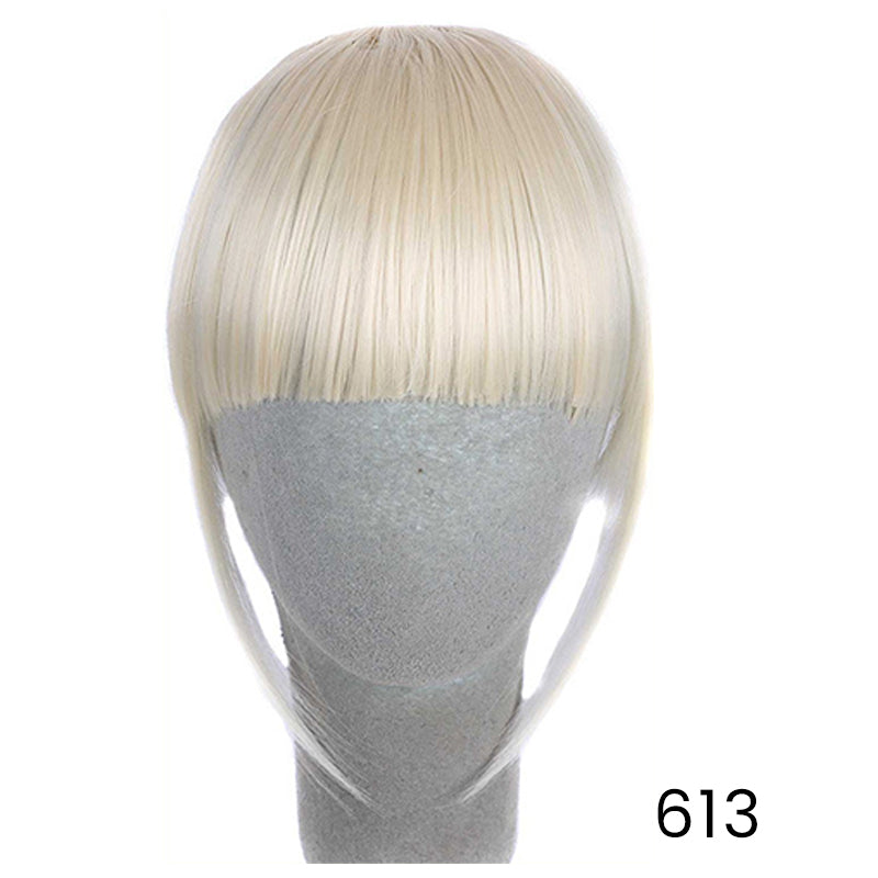 Estensione per capelli senza cuciture con frangia 3D a clip