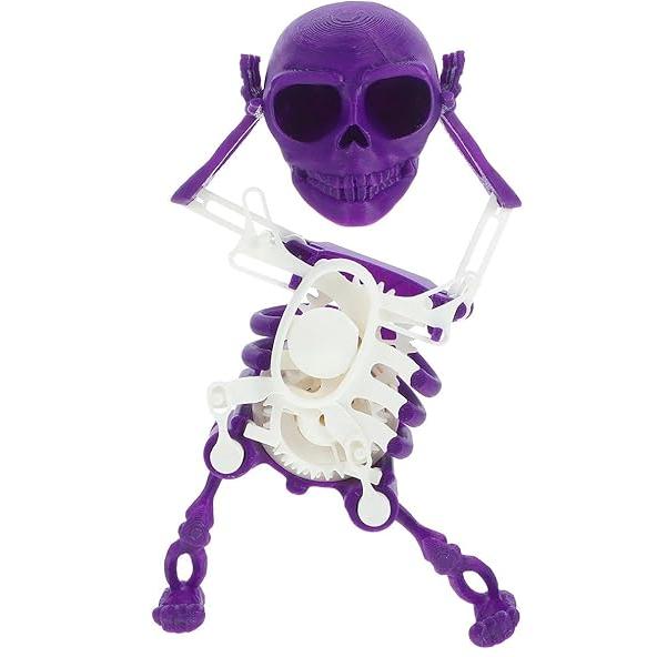 Teschio 3D danzante e oscillante