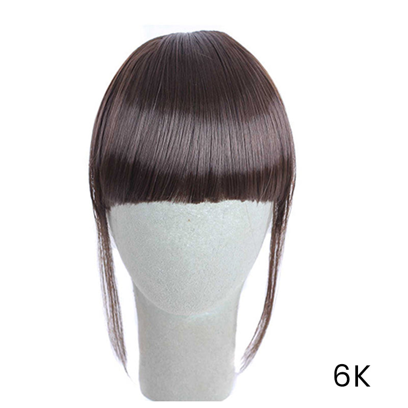 Estensione per capelli senza cuciture con frangia 3D a clip