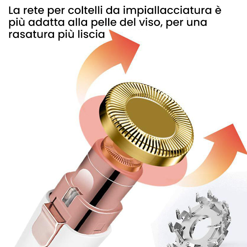Rasoio Elettrico 2 in 1 per Sopracciglia