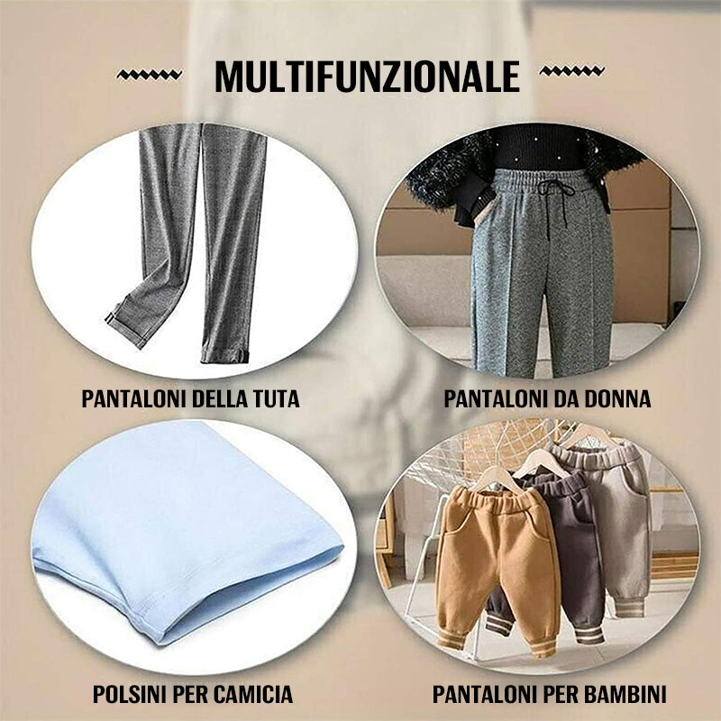 Accorciatore autoadesivo per l'orlo dei pantaloni
