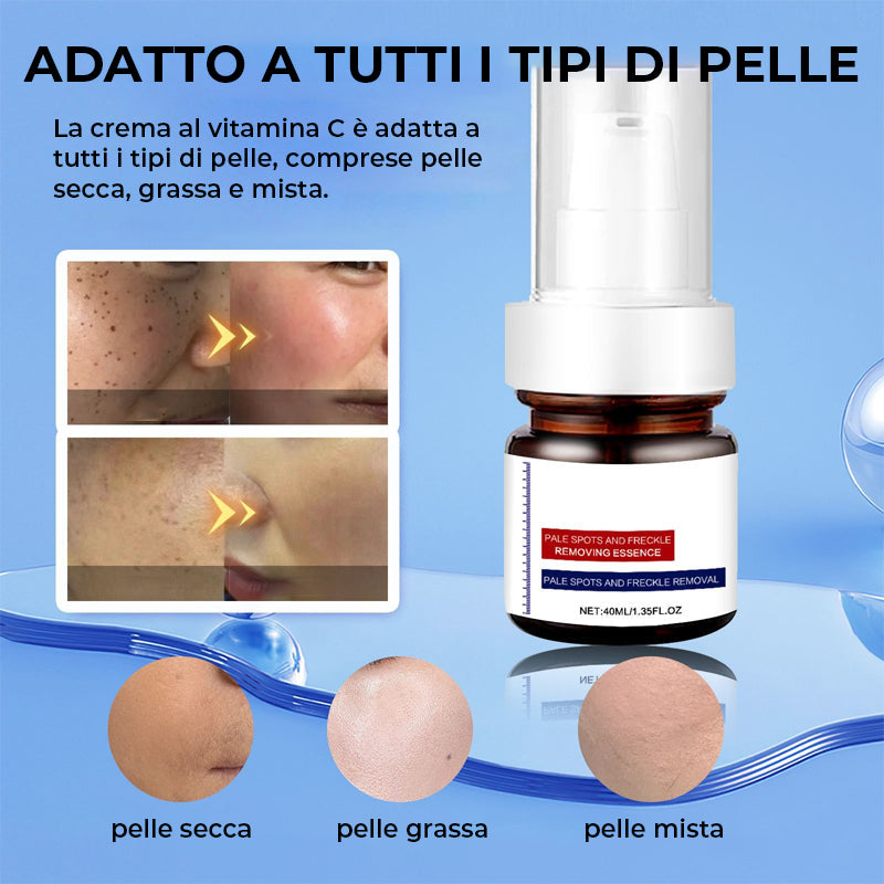 Crema Viso Schiarente alle Vitamina C per le Fregne