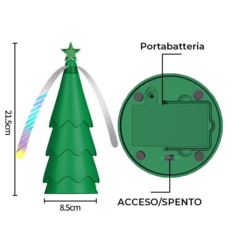 Ventola repellente con lame olografiche per tenere lontane le mosche