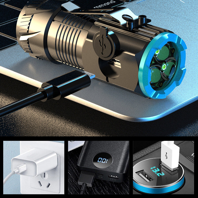 Mostro a tre occhi Mini Flash Super Power Flashlight