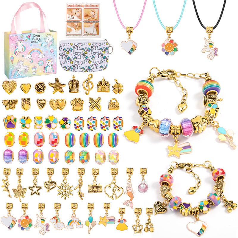 Kit per realizzare braccialetti con ciondoli per ragazze