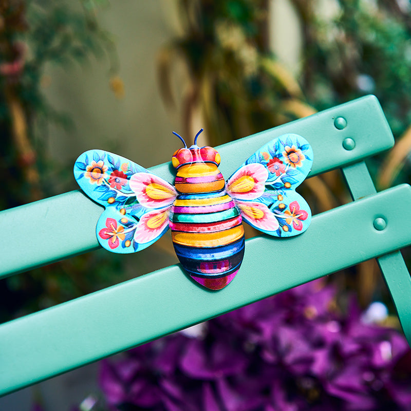 Decorazioni da parete sospese per sculture artistiche in ferro ape per giardino