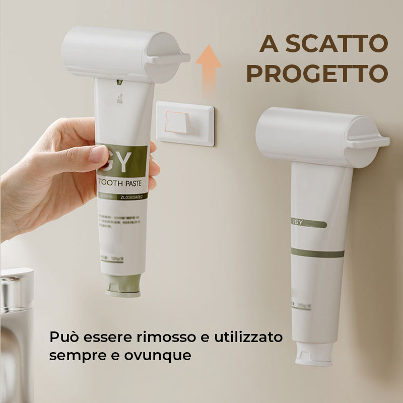 Portaspazzolino da parete con coperchio